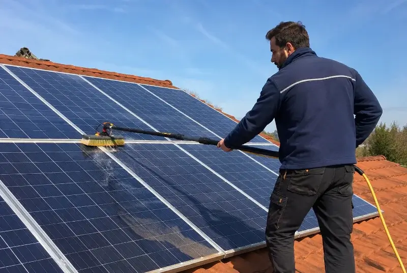 Nettoyage et entretien de panneaux solaires à Guitinières