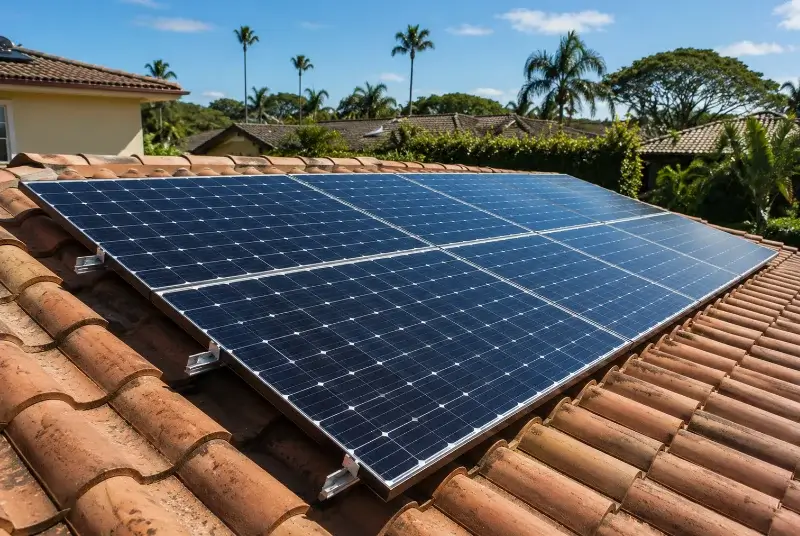Installation de panneaux solaires à Guitinières